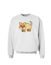 Cute Taco Dog Sweatshirt-Sweatshirts-TooLoud-White-Small-Davson Sales