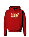 Cute Taco Fox Dark Hoodie Sweatshirt-Hoodie-TooLoud-Red-Small-Davson Sales