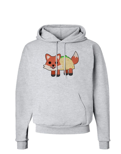 Cute Taco Fox Hoodie Sweatshirt-Hoodie-TooLoud-AshGray-Small-Davson Sales