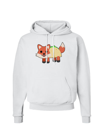 Cute Taco Fox Hoodie Sweatshirt-Hoodie-TooLoud-White-Small-Davson Sales