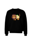 Cute Taco Lion Adult Dark Sweatshirt-Sweatshirts-TooLoud-Black-Small-Davson Sales