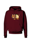 Cute Taco Lion Dark Hoodie Sweatshirt-Hoodie-TooLoud-Maroon-Small-Davson Sales