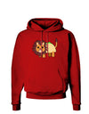 Cute Taco Lion Dark Hoodie Sweatshirt-Hoodie-TooLoud-Red-Small-Davson Sales