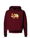 Cute Taco Tiger Dark Hoodie Sweatshirt-Hoodie-TooLoud-Maroon-Small-Davson Sales