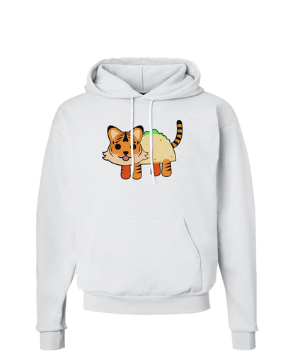 Cute Taco Tiger Hoodie Sweatshirt-Hoodie-TooLoud-White-Small-Davson Sales