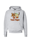 Cute Taco Tiger Text Hoodie Sweatshirt-Hoodie-TooLoud-AshGray-Small-Davson Sales