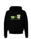 Cute Tequila Shot and Lime - Made For Each Other Dark Hoodie Sweatshirt by TooLoud-Hoodie-TooLoud-Black-Small-Davson Sales