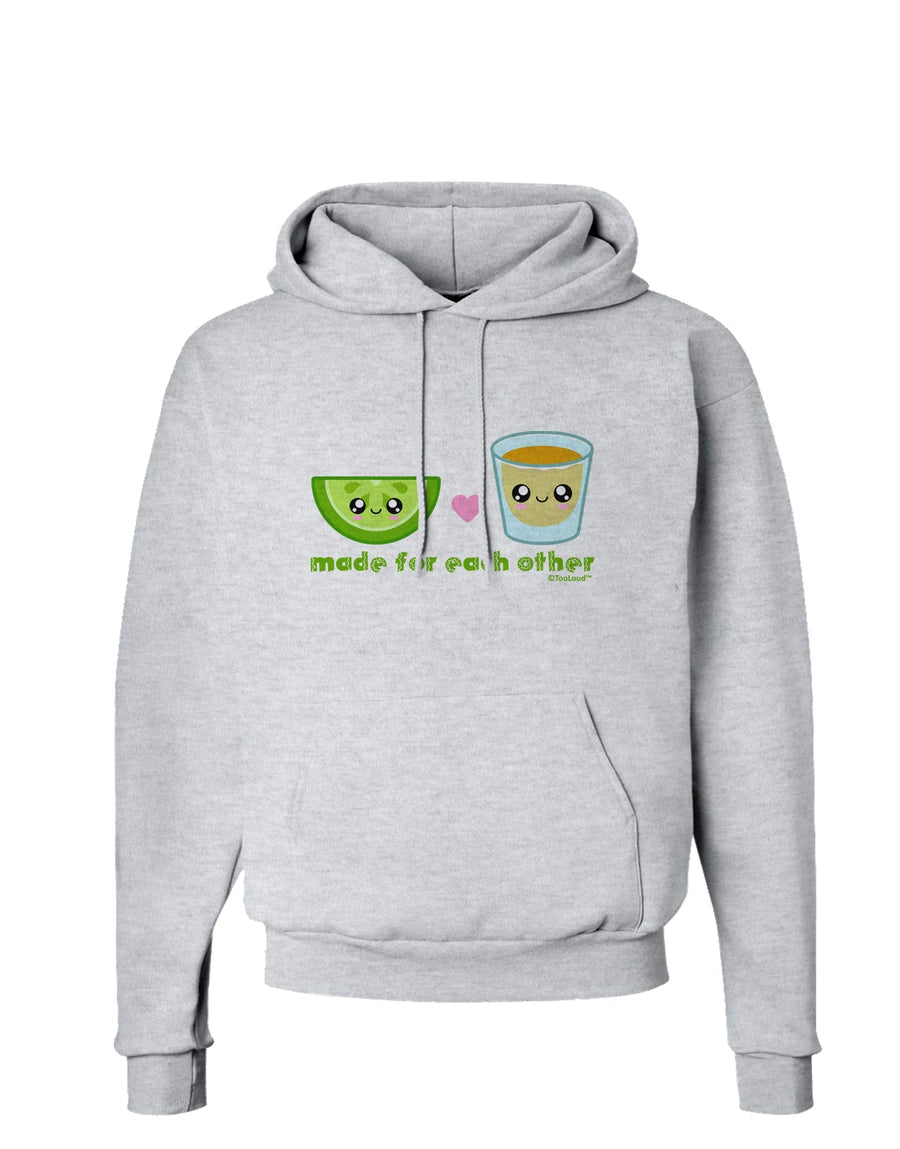 Cute Tequila Shot and Lime - Made For Each Other Hoodie Sweatshirt by TooLoud-Hoodie-TooLoud-White-Small-Davson Sales