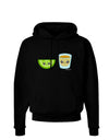 Cute Tequila Shot and Lime Wedge Dark Hoodie Sweatshirt by TooLoud-Hoodie-TooLoud-Black-Small-Davson Sales