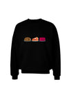 Cute Thanksgiving Food Adult Dark Sweatshirt-Sweatshirts-TooLoud-Black-Small-Davson Sales