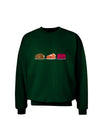 Cute Thanksgiving Food Adult Dark Sweatshirt-Sweatshirts-TooLoud-Deep-Forest-Green-Small-Davson Sales