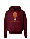 Cute Turkey Leg - Happy Thanksgiving Dark Hoodie Sweatshirt-Hoodie-TooLoud-Maroon-Small-Davson Sales