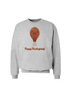 Cute Turkey Leg - Happy Thanksgiving Sweatshirt-Sweatshirts-TooLoud-AshGray-Small-Davson Sales