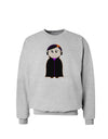 Cute Vampire Girl Halloween Sweatshirt-Sweatshirts-TooLoud-AshGray-Small-Davson Sales