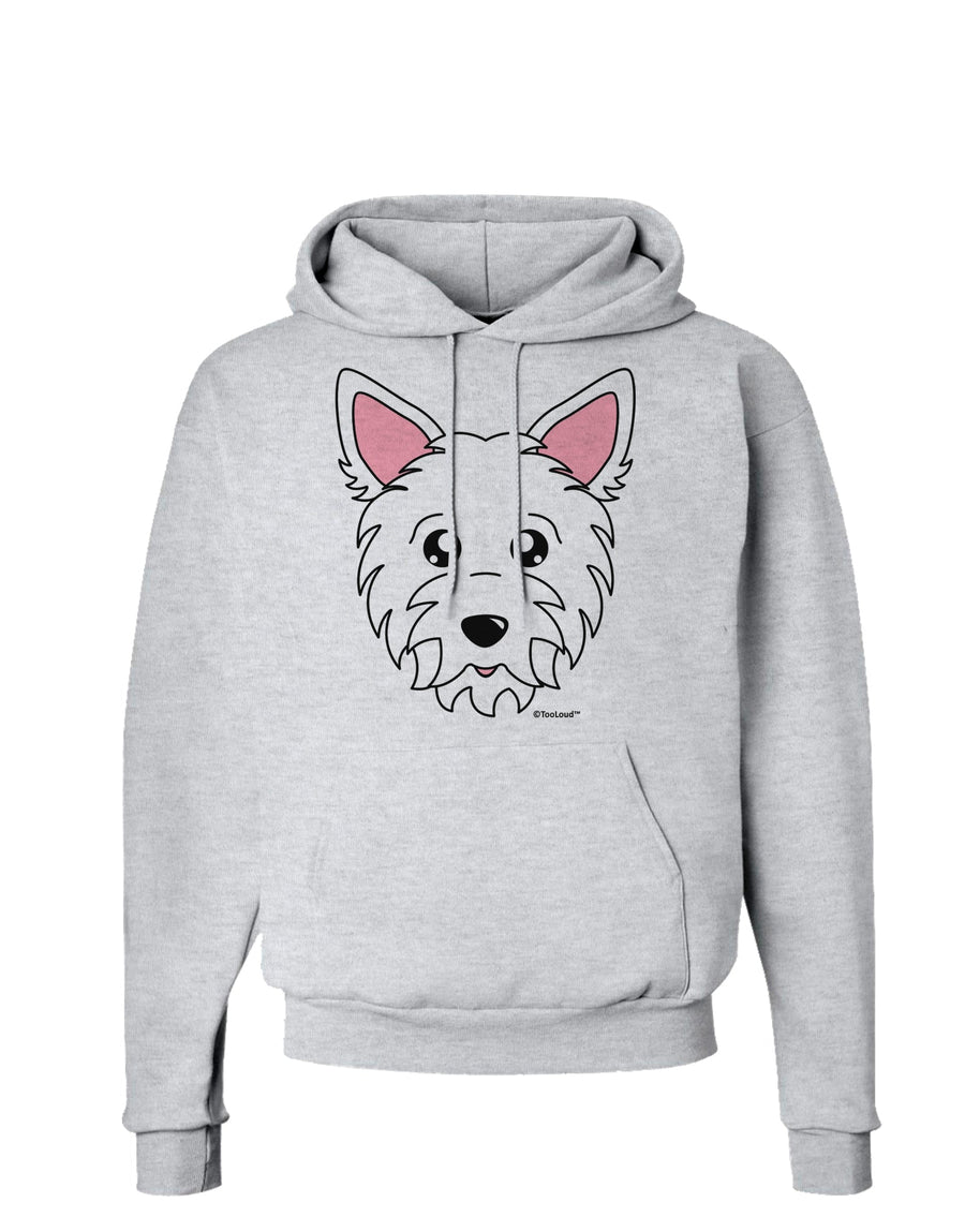 Cute West Highland White Terrier Westie Dog Hoodie Sweatshirt by TooLoud-Hoodie-TooLoud-White-Small-Davson Sales