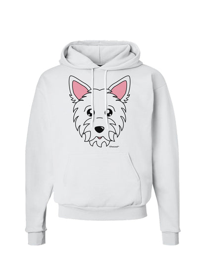 Cute West Highland White Terrier Westie Dog Hoodie Sweatshirt by TooLoud-Hoodie-TooLoud-White-Small-Davson Sales