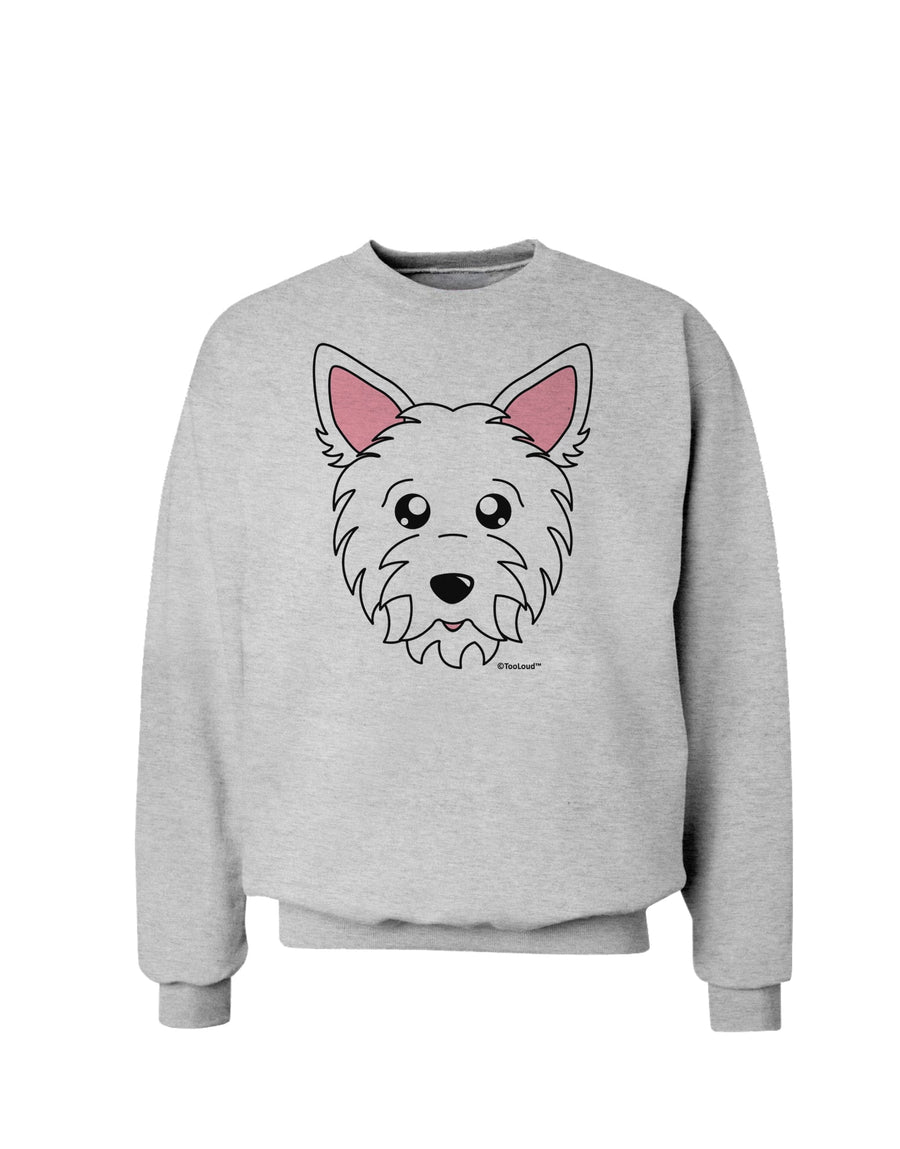 Cute West Highland White Terrier Westie Dog Sweatshirt by TooLoud-Sweatshirts-TooLoud-White-Small-Davson Sales