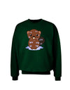 Cute Wet Beaver Adult Dark Sweatshirt-Sweatshirts-TooLoud-Deep-Forest-Green-Small-Davson Sales