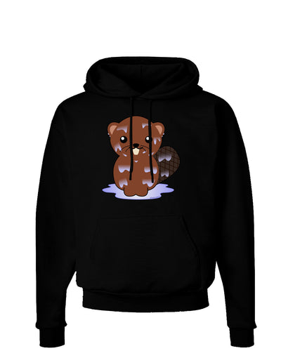 Cute Wet Beaver Dark Hoodie Sweatshirt-Hoodie-TooLoud-Black-Small-Davson Sales