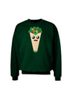 Cute Wrap Adult Dark Sweatshirt-Sweatshirts-TooLoud-Deep-Forest-Green-Small-Davson Sales