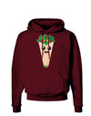 Cute Wrap Dark Hoodie Sweatshirt-Hoodie-TooLoud-Maroon-Small-Davson Sales