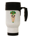 Cute Wrap Stainless Steel 14oz Travel Mug-Travel Mugs-TooLoud-White-Davson Sales