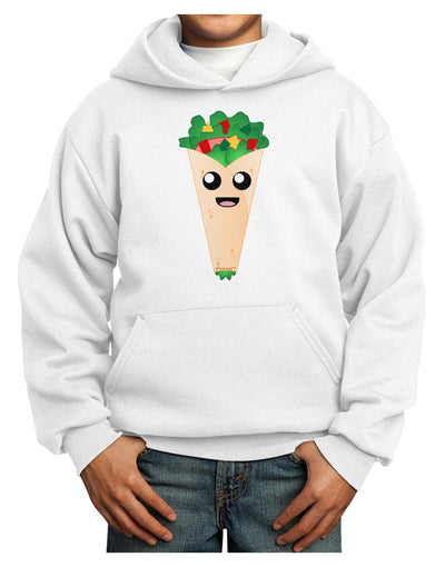 Cute Wrap Youth Hoodie Pullover Sweatshirt-Youth Hoodie-TooLoud-White-XS-Davson Sales