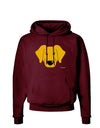 Cute Yellow Labrador Retriever Dog Dark Hoodie Sweatshirt by TooLoud-Hoodie-TooLoud-Maroon-Small-Davson Sales