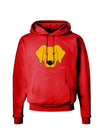 Cute Yellow Labrador Retriever Dog Dark Hoodie Sweatshirt by TooLoud-Hoodie-TooLoud-Red-Small-Davson Sales