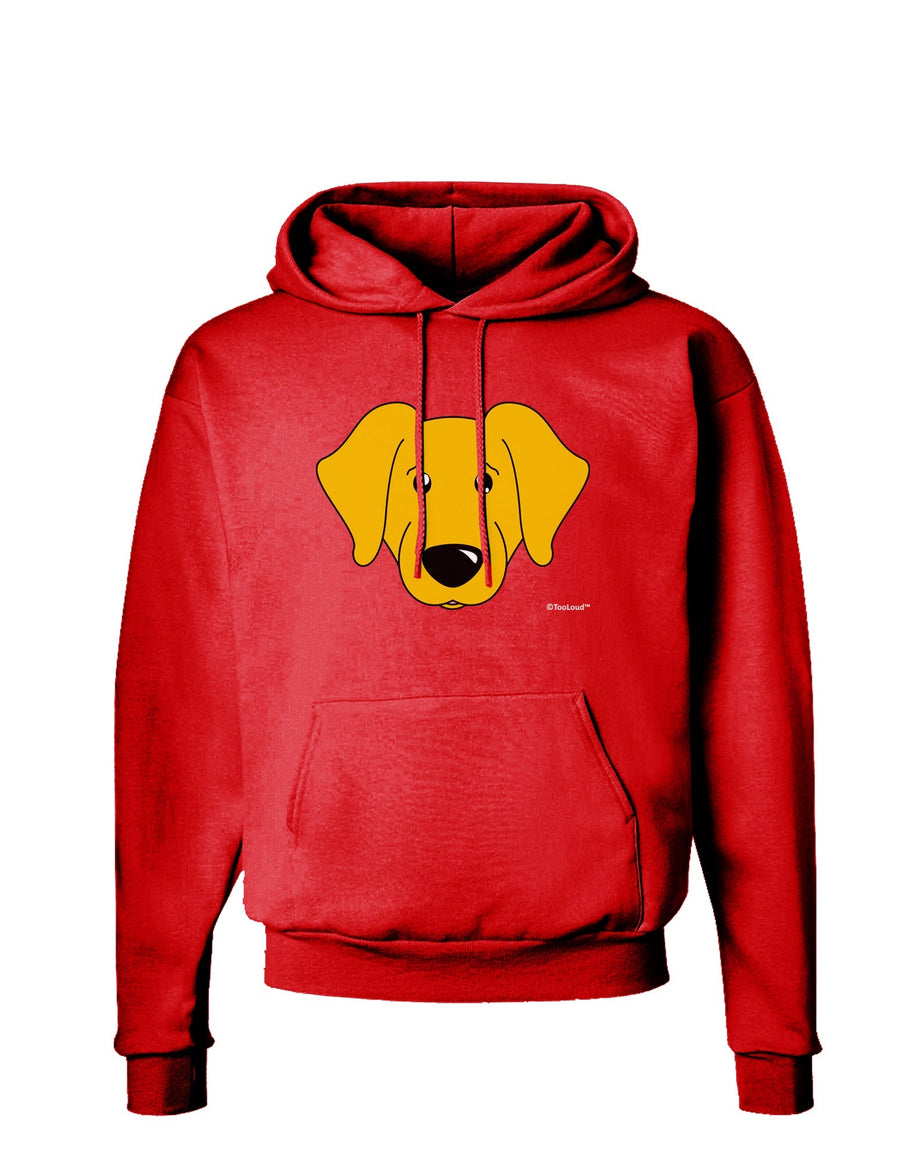 Cute Yellow Labrador Retriever Dog Dark Hoodie Sweatshirt by TooLoud-Hoodie-TooLoud-Black-Small-Davson Sales