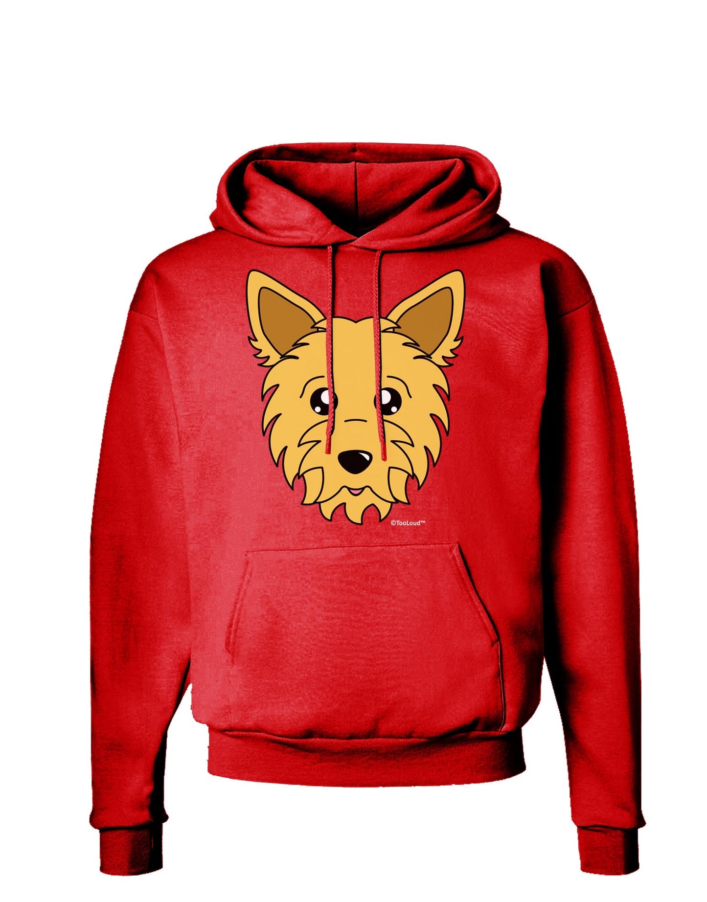Cute Yorkshire Terrier Yorkie Dog Dark Hoodie Sweatshirt by TooLoud-Hoodie-TooLoud-Red-Small-Davson Sales