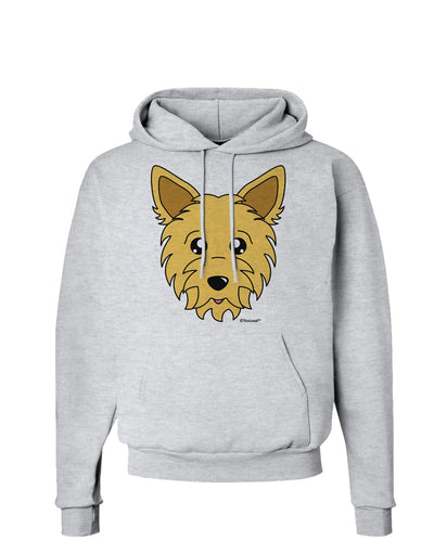 Cute Yorkshire Terrier Yorkie Dog Hoodie Sweatshirt by TooLoud-Hoodie-TooLoud-AshGray-Small-Davson Sales