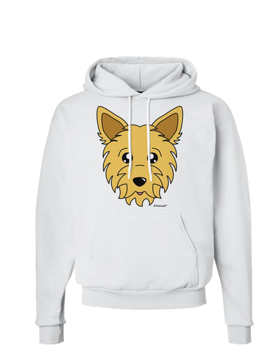 Cute Yorkshire Terrier Yorkie Dog Hoodie Sweatshirt by TooLoud-Hoodie-TooLoud-White-Small-Davson Sales