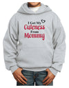 Cuteness From Mommy Youth Hoodie Pullover Sweatshirt-Youth Hoodie-TooLoud-Ash-XS-Davson Sales