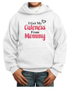 Cuteness From Mommy Youth Hoodie Pullover Sweatshirt-Youth Hoodie-TooLoud-White-XS-Davson Sales