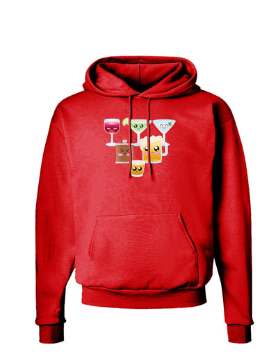 Cutsie Cartel Dark Hoodie Sweatshirt-Hoodie-TooLoud-Red-Small-Davson Sales