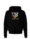 Cutsie Cartel Text Dark Hoodie Sweatshirt-Hoodie-TooLoud-Black-Small-Davson Sales