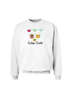 Cutsie Cartel Text Sweatshirt-Sweatshirts-TooLoud-White-Small-Davson Sales