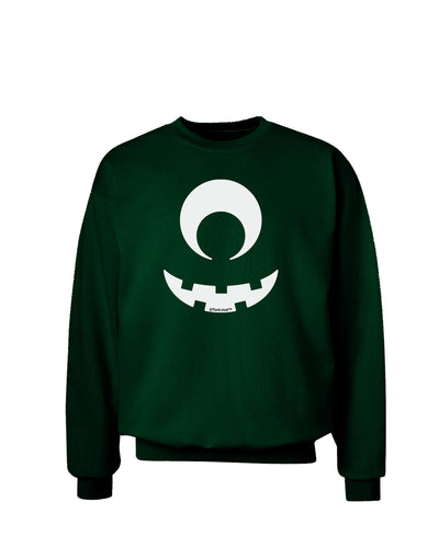 Cyclops Jack-o-Lantern Adult Dark Sweatshirt-Sweatshirts-TooLoud-Deep-Forest-Green-Small-Davson Sales