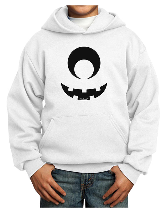 Cyclops Jack-o-Lantern Youth Hoodie Pullover Sweatshirt-Youth Hoodie-TooLoud-White-XS-Davson Sales