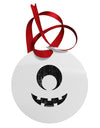 Cyclops Lantern Distressed Circular Metal Ornament-Ornament-TooLoud-White-Davson Sales