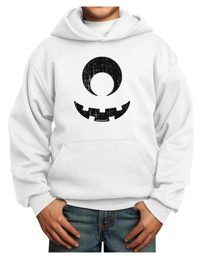 Cyclops Lantern Distressed Youth Hoodie Pullover Sweatshirt-Youth Hoodie-TooLoud-White-XS-Davson Sales