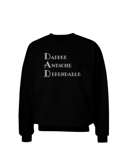 DAD - Acronym Adult Dark Sweatshirt by TooLoud-Sweatshirts-TooLoud-Black-Small-Davson Sales