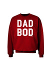 Dad Bod Design Adult Dark Sweatshirt by TooLoud-Sweatshirts-TooLoud-Deep-Red-Small-Davson Sales