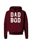 Dad Bod Design Dark Hoodie Sweatshirt by TooLoud-Hoodie-TooLoud-Maroon-Small-Davson Sales