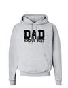 Dad Knows Best Hoodie Sweatshirt by TooLoud-Hoodie-TooLoud-AshGray-Small-Davson Sales