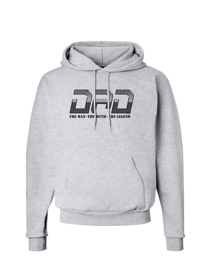 DAD Man Myth Legend Hoodie Sweatshirt-Hoodie-TooLoud-AshGray-Small-Davson Sales