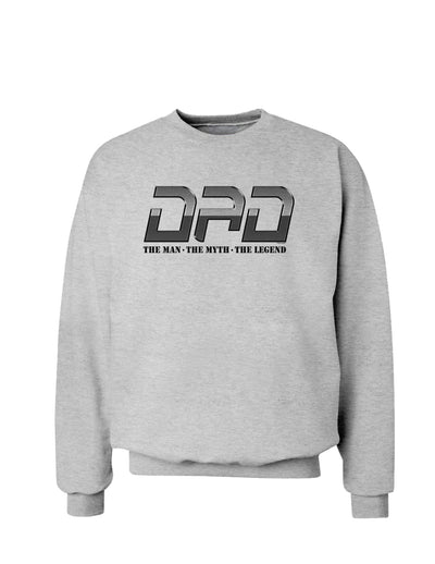 DAD Man Myth Legend Sweatshirt-Sweatshirts-TooLoud-AshGray-Small-Davson Sales