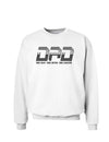 DAD Man Myth Legend Sweatshirt-Sweatshirts-TooLoud-White-Small-Davson Sales