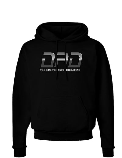 DAD Man Myth LegendDark Hoodie Sweatshirt-Hoodie-TooLoud-Black-Small-Davson Sales